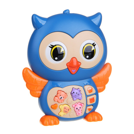 ИГРОЛЕНД Бизиборд музыкальный "Зверята", свет, звук, ABS, 2АА/2ААА, 17х18х5см, 2 диз.