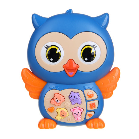 ИГРОЛЕНД Бизиборд музыкальный "Зверята", свет, звук, ABS, 2АА/2ААА, 17х18х5см, 2 диз.