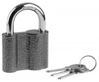 Замок STAYER &quot;MASTER&quot; навесной, металлический корпус, с закаленной дужкой, в коробке, 60мм