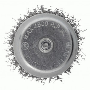 Smartbuy Щетка металлическая зачистная, d=75мм, вертикальная, щетина 0,3мм, с осью, SBT-SCMB-1p1