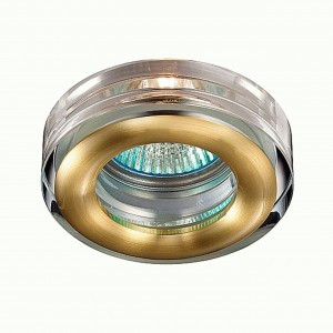 NOVOTECH 369881 NT14 390 матовое зол. встр. св-к IP54 GU5.3 50W 12V AQUA x8*8