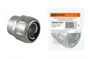 TDM РКв-12 резьб. крепёжн. элемент dметаллорук.=12мм (внутрен. резьба) IP54 (10!) SQ0409-0201