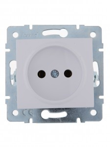 Lezard KARINA мех. роз. СУ 1 мест. 16А  керамика бел. (корп. ABS) 707-0288-121