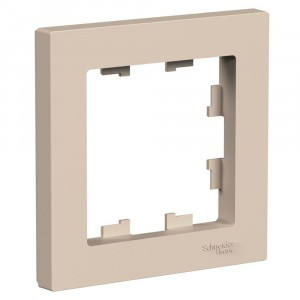 Systeme Electric AtlasDesign рамка СУ 1 мест. песочный ATN001201 (10!)