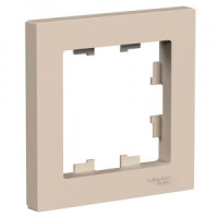 Systeme Electric AtlasDesign рамка СУ 1 мест. песочный ATN001201 (10!)