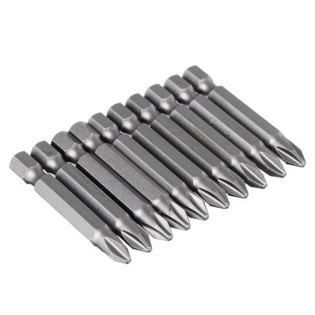 ЕРМАК Биты для шуруповерта PH2 длина 50 мм, 10 штук.