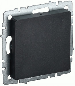 IEK BRITE заглушка СУ c суппортом МЗ10-БрЧ черн. BR-PL10-K02