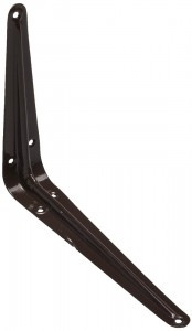 Уголок-кронштейн STAYER "MASTER", 200х150мм, коричневый (12!!!)