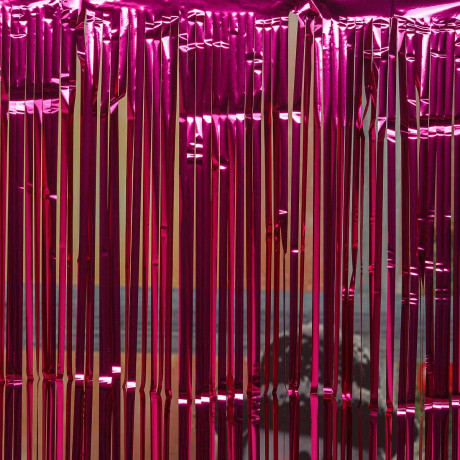 Занавес 9222-20-3 из дождя 1*1,9м Фуксия  (600)