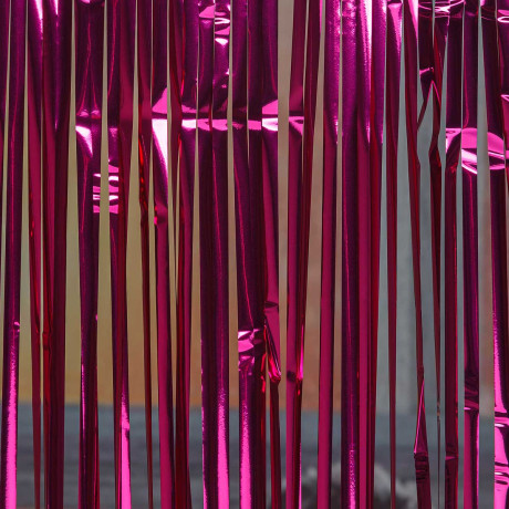 Занавес 9222-20-3 из дождя 1*1,9м Фуксия  (600)