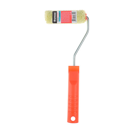 ЕРМАК Валик в сборе "полиакрил" 100мм, D15мм, ворс 12мм, ось 6мм