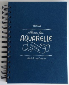 Скетчбук Альбом д/рисов.акварелью А5 35л,160х205мм,180гр,спираль,тисненфольгой07873 830269
