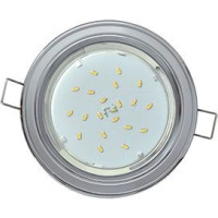 Ecola GX53 H4 св-к  2 цв.Хром-серебро-хром 38x106 FR53H4ECB (10!)