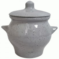 Горшок д/жаркого 0,65л 12*12см керамика туман (кратность 18!!!) 109527 Борисовская керамика