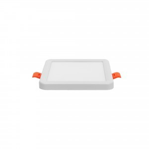 APEYRON/OGM св-к встр. св/д даунлайт под любое отверстие квадрат 8W(750Lm) 6500К 6K 115x20 LP-18