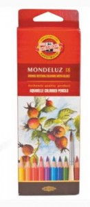 Карандаши цветные акварельные KOH-I-NOOR MONDELUZ, 18 цв. 3717/18