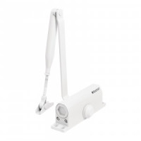 Доводчик дверной , морозостойкий БУЛАТ ULTIMATE ДД-100 A-W (40-120кг) белый(10)