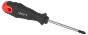 ЭРА отвертка PH 1х75 мм  крестовая, двухкомпонентная ручка магнитн.наконеч. 55840