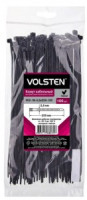 Volsten хомут 3,6х250мм нейлон, черный V02-1B-3,6х250-100 (уп. 100 шт., цена за уп.)