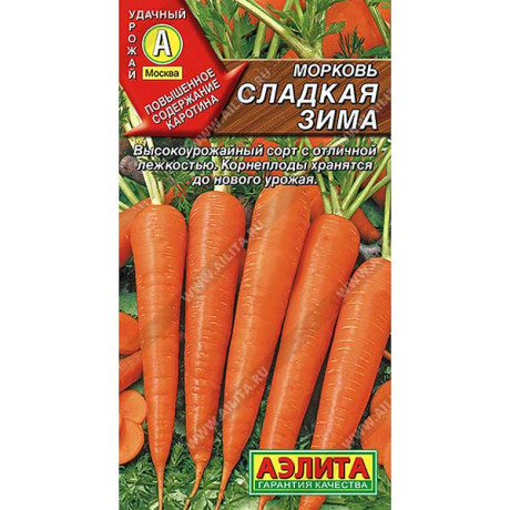 Морковь Сладкая зима Аэлита Ц