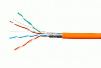 Cablexpert Кабель FTP-LSZH 4x2x0.51 мм, медный, кат.5e, однож., 100м, оранж