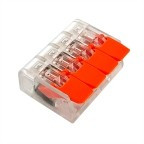 LEEK клемма СМК 221-414 с рычагом компакт. 4(0,2-4мм2) LE TB2 (уп.100шт, цена за шт)