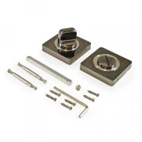 Сантехническая завертка к ручкам PUERTO BK AL 02 BN/SN черный никель/никель мат. (5)