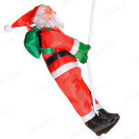 Игрушка-украшение СК-32 Дед мороз 30см на веревке (можно использовать как уличное украшение) (100)