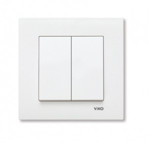 VIKO by Panasonic KARRE выкл. СУ 2 кл. крем 10А  90960102