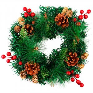 Венок Новогодний SYCB17-056 30 см Волшебная страна