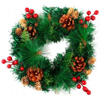 Венок Новогодний SYCB17-056 30 см Волшебная страна