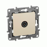 IEK ETIKA Plus мех. роз. TV СУ 1 мест. сл. кость (звезда, RG6, 2dB) 672351