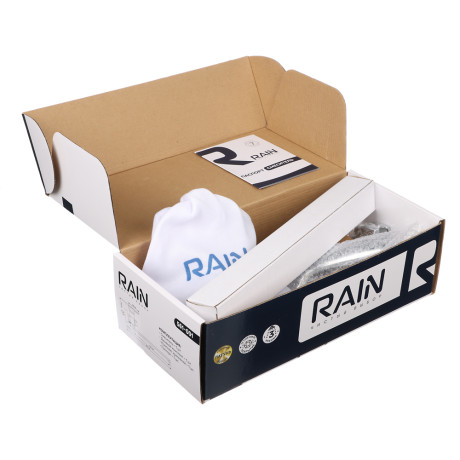 RAIN Смеситель для ванны Цитрин, прямой излив 30см, душ. набор, картридж 35мм, латунь, хром