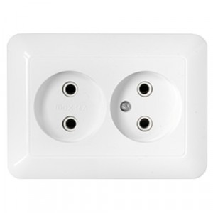 Bylectrica ПАРИТЕТ Роз. 2 мест. СУ 16А бел. РС16-301