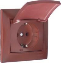 Lezard Мира роз. СУ 1 мест. 16А вишневый (земля, керамика, крышка, корпус PC) 701-0601-123