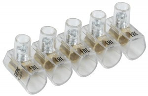 IEK зажим винтовой  концевой изолированный КЗВИ 6,0мм2 (5x1)