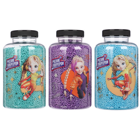 BY Русские Супергерои Жемчуг для ванны, 3 вида, 320г