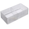VETTA Органайзер для косметики универсальный CRYSTAL, полистирол, 16,5x8,5x5,3 см, 2 отдела