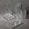 VETTA Органайзер для косметики универсальный CRYSTAL, полистирол, 16,5x8,5x5,3 см, 2 отдела