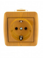 Lezard Ната роз. ОУ 1 мест. 16А ольха (земля, керамика, корпус PC) 710-0700-122