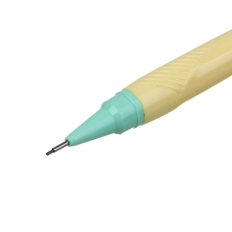 Карандаш механический ClipStudio 0,7мм, с ластиком, пластик, 4 цвета корпуса