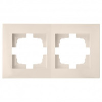 Bylectrica НОВЫЙ СТИЛЬ рамка 2 мест. СУ беж., (ЮЛИГ.735212.552 бежевый)
