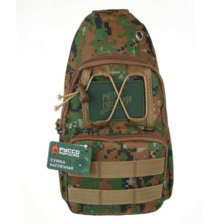 РУССО ТУРИСТО Сумка тактическая через плечо «Рейнджер», 31x18x6см, полиэстер