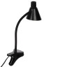 BY Светильник переносной настольный на прищепке, 230В, 5 Вт, 300Лм, металл, пластик, черный