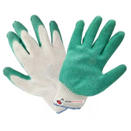 Перчатки трикотажные одинарный облив