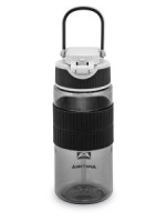 Бутылка для воды и напит. с манжетой/трубочкой 722-550, 550мл, черная, тритан