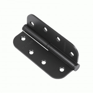 Петля дверная СТАНДАРТ 100х70х2,5 1BB-R (R14) BL матовый черный правая 1 шт (100,20)