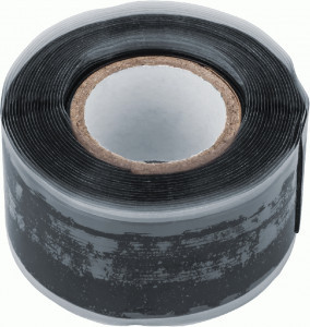 Navigator изолента 25мм/3м NIT-SFSR25-3-BL силиконовая самослипающаяся черная, 14080