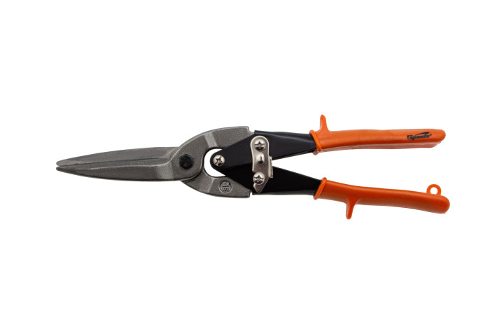 Ножницы по металлу, удлиненные, 290 мм, пряморежущие, обрезиненные рукоятки Sparta