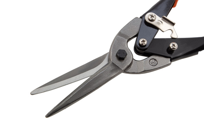 Ножницы по металлу, удлиненные, 290 мм, пряморежущие, обрезиненные рукоятки Sparta